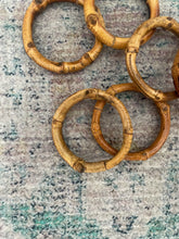 Load image into Gallery viewer, Vintage Bamboo Napkin Rings (set of 6)
