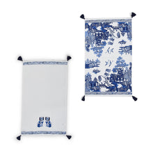 Load image into Gallery viewer, Chinoiserie Blue and White Dish Towels (set of two)
