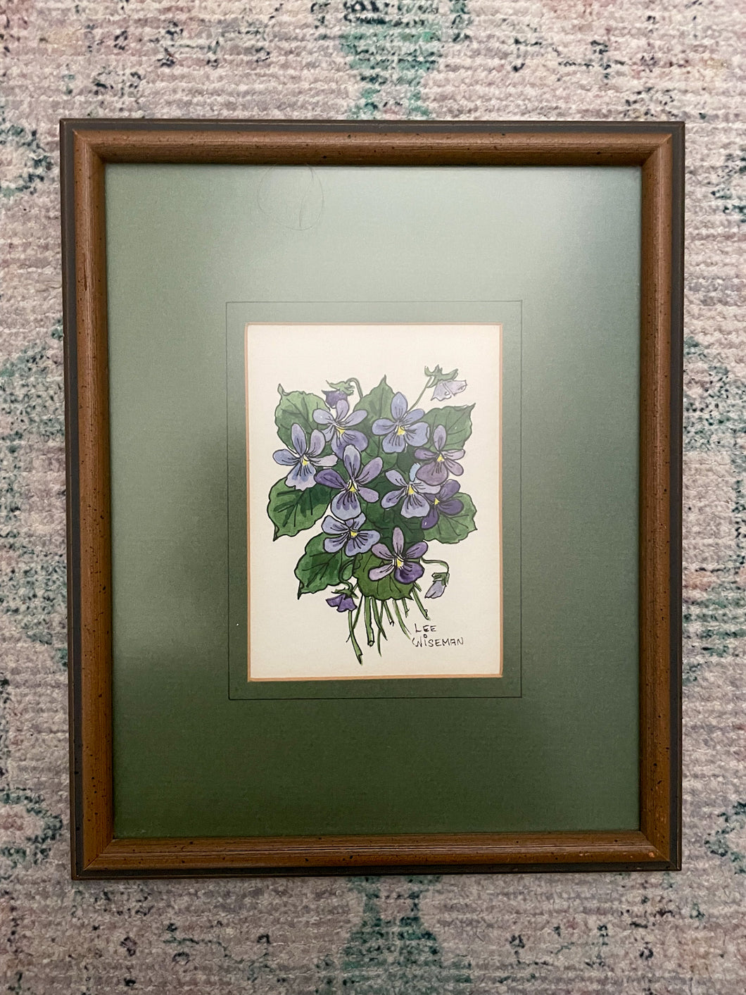 Framed Floral Art