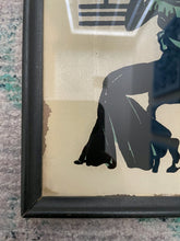 Load image into Gallery viewer, Vintage Framed Silhouette Art
