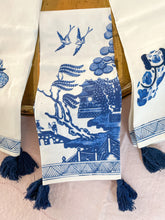 Load image into Gallery viewer, Chinoiserie Blue and White Dish Towels (set of two)
