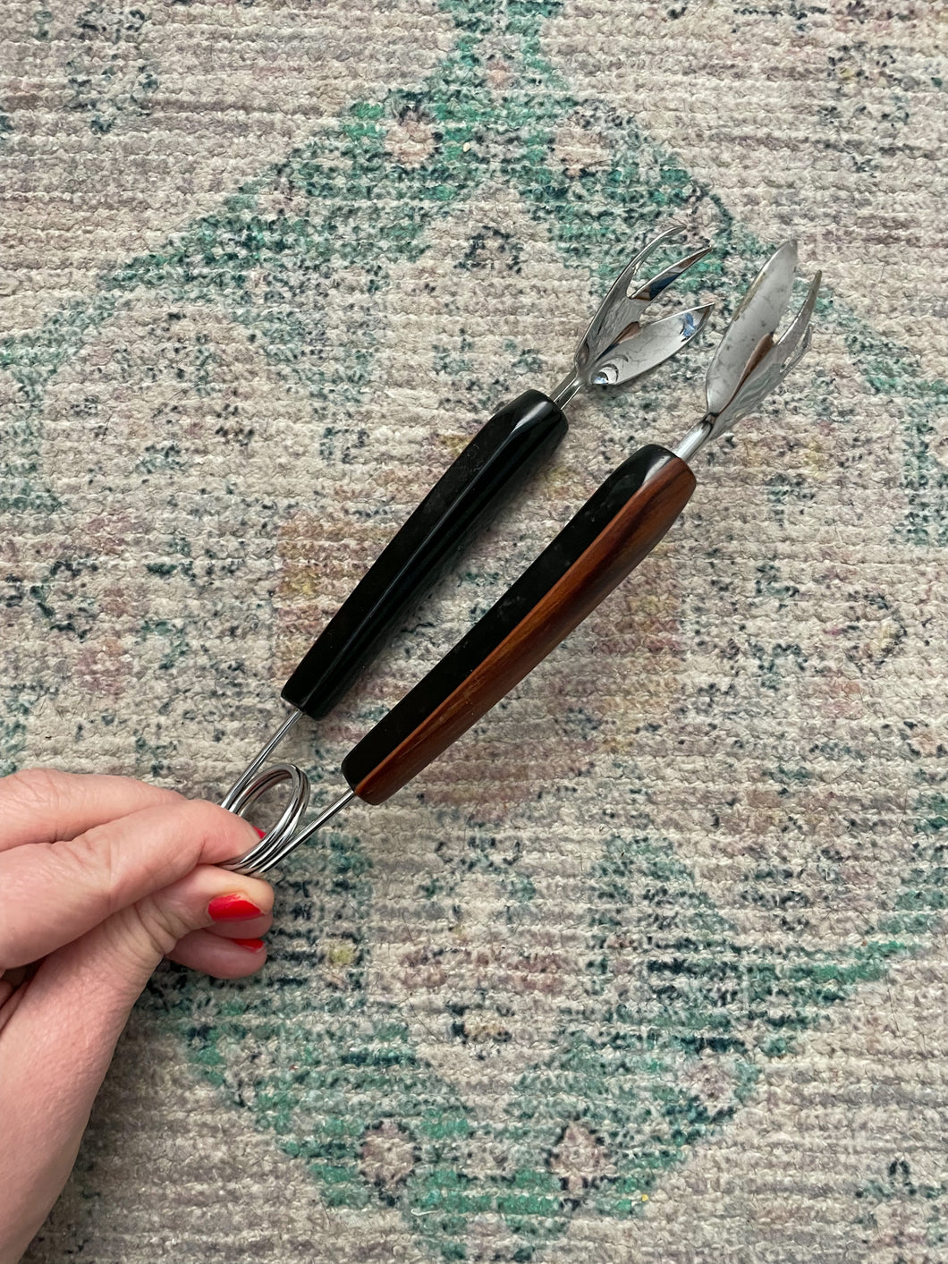 Mid Century Modern Ice Tongs